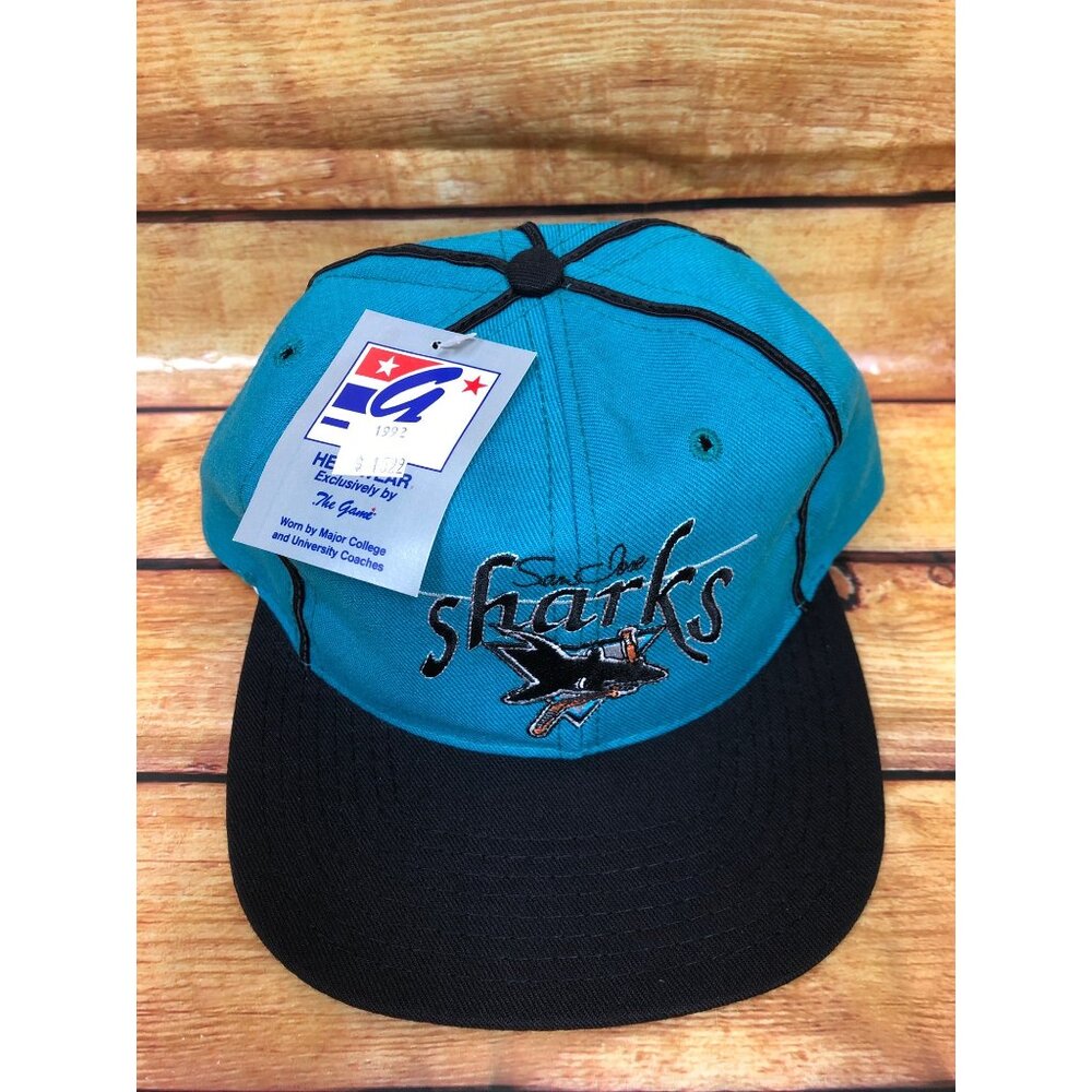 NWT NOS San Jose Sharks Snapback Hat Cap The Game (b26)